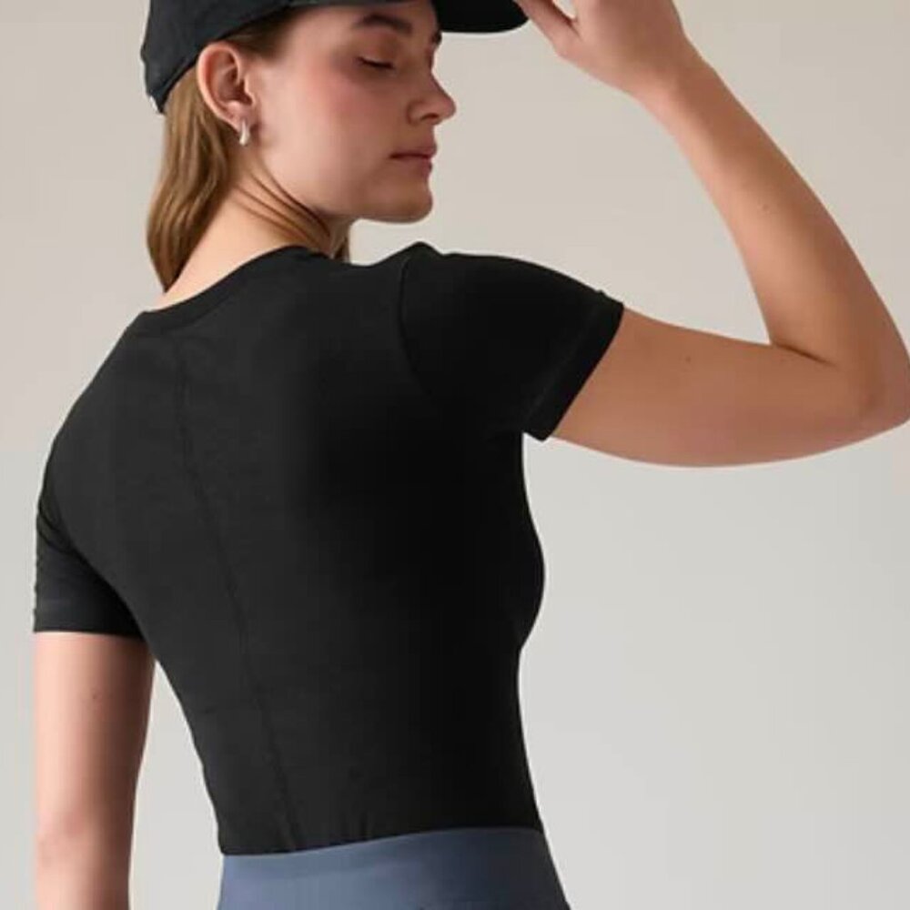 Ascent seamless tee - Black - Size M - Merino Wool shirt